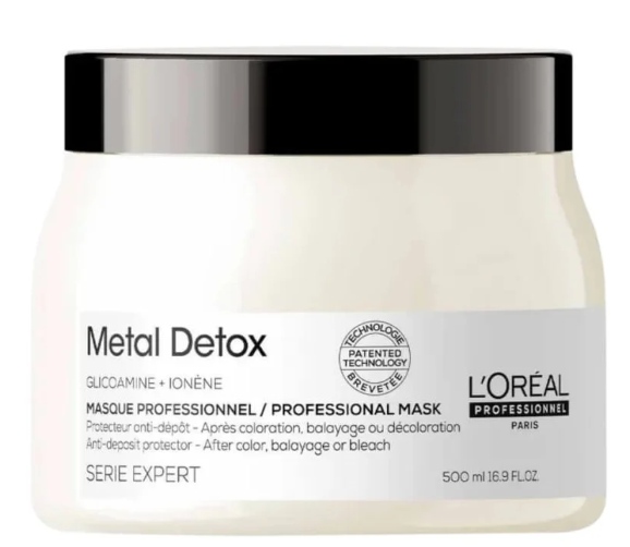 Mascara-Capilar-Loreal-Professionnel-Metal-Detox-500ml456 Máscara Capilar L’oréal Professionnel Metal Detox 500ml - Imagem 1