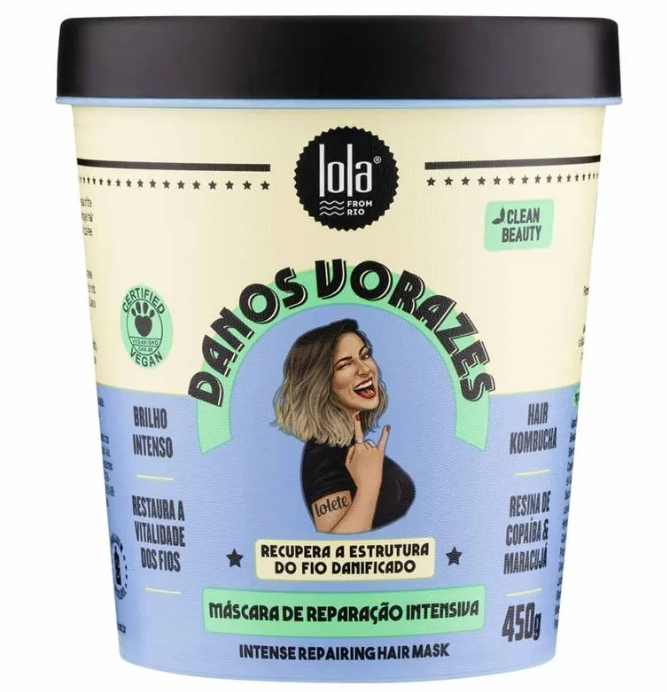 danos Máscara Capilar Danos Vorazes Lola Cosmetcs 450g - Imagem 1
