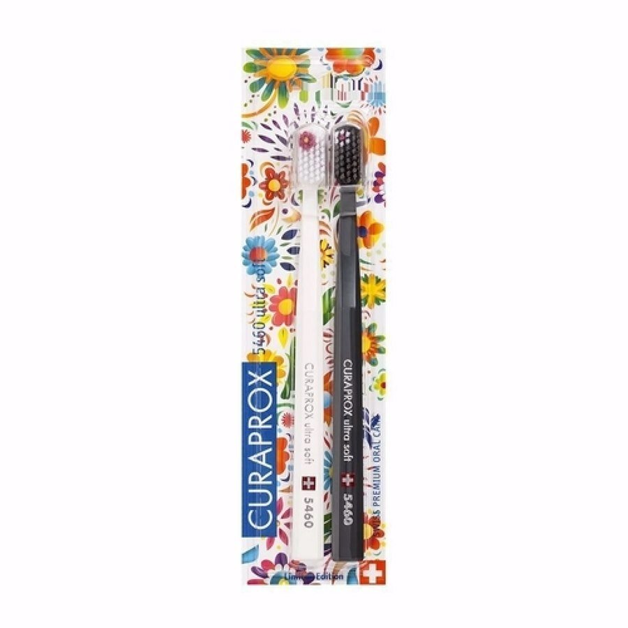large-637545287201939702-807696_2.jpg Escova De Dente Curaprox 5460 Ultra Soft Cores Sortidas - 2 Unidades - Imagem 1