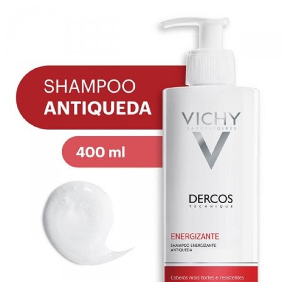 Shampoo Dercos Vichy Energy+ Antiqueda 400g