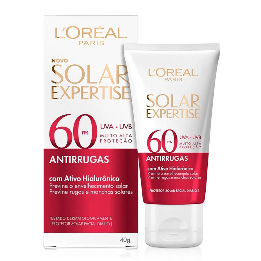 large-638119797885595328-819938_5 Protetor Solar Facial L'oréal Paris Fps 60 Solar Expertise Antirrugas 40G - Imagem 1