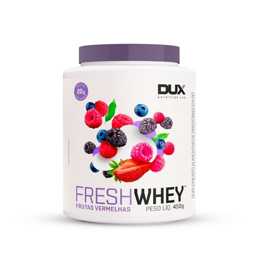large-638387627859460475-825417.jpg Fresh Whey Sabor Frutas Vermelhas 450g - Imagem 1
