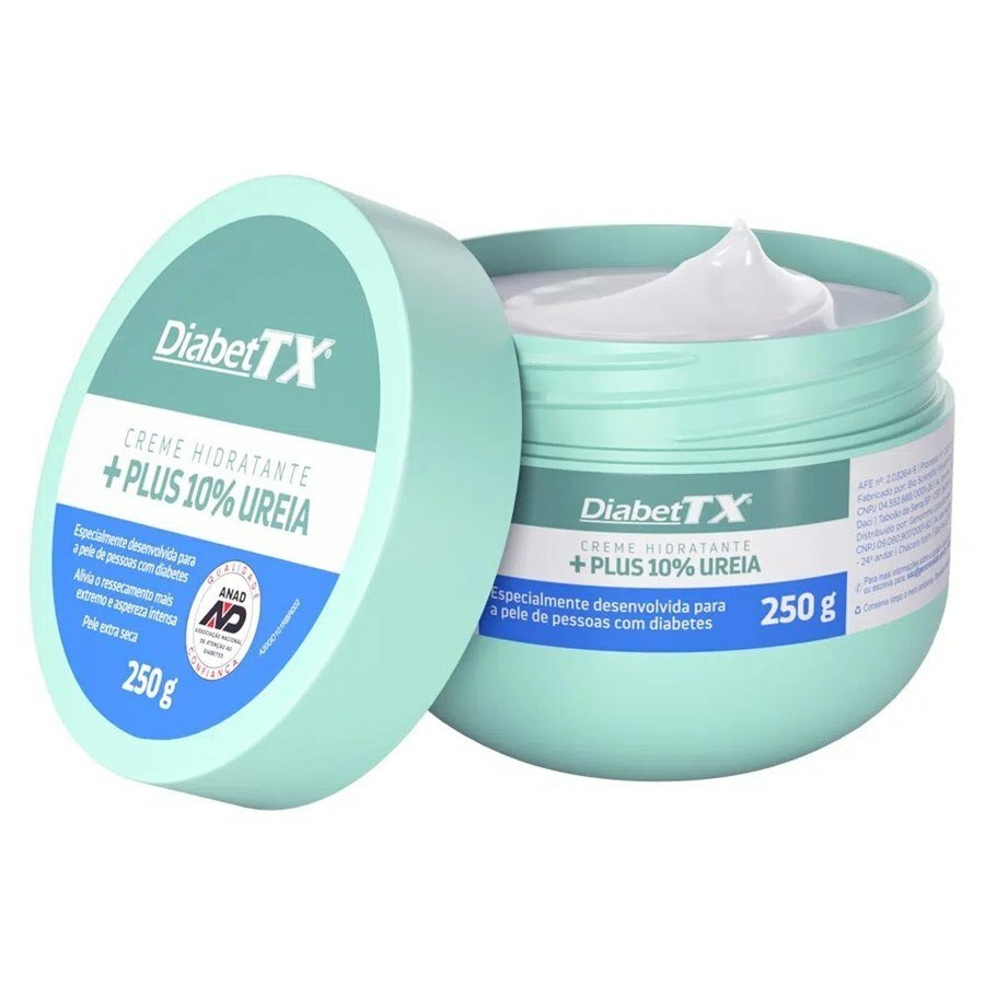 Creme Hidratante + Plus 10% Ureia Diabettx 250g
