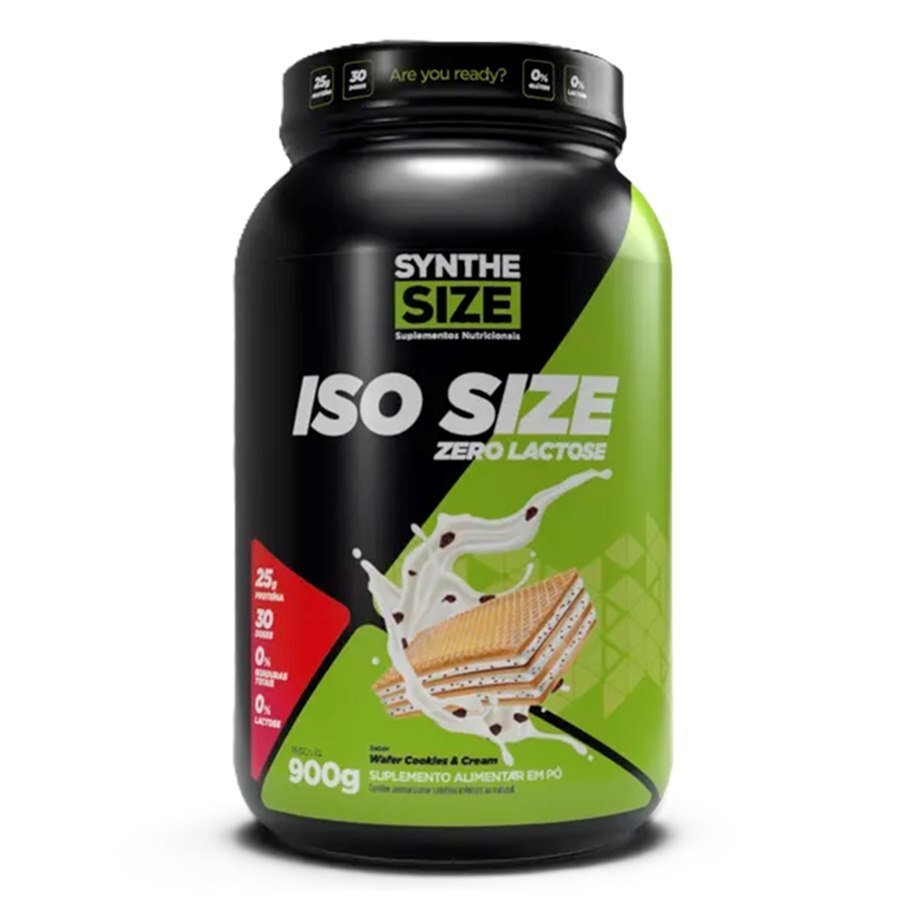 large-638622887047076511-827900.jpg Iso Size Sabor Cookies & Cream Zero Lactose Synthesize Pote 900g - Imagem 1