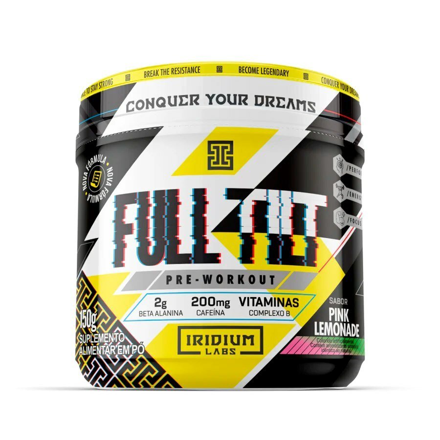 Pré Workout Full Tilt Sabor Pink Lemonade Iridium Labs 150g