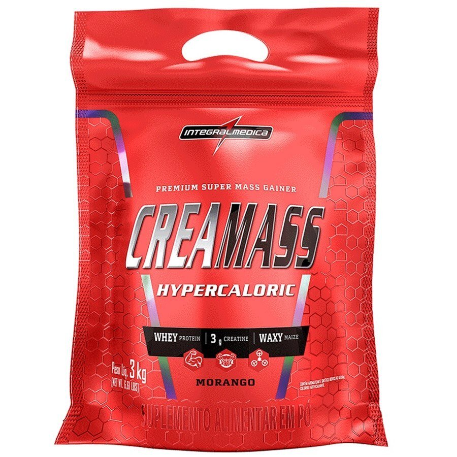 Creamass Hypercaloric Sabor Morango 3kg