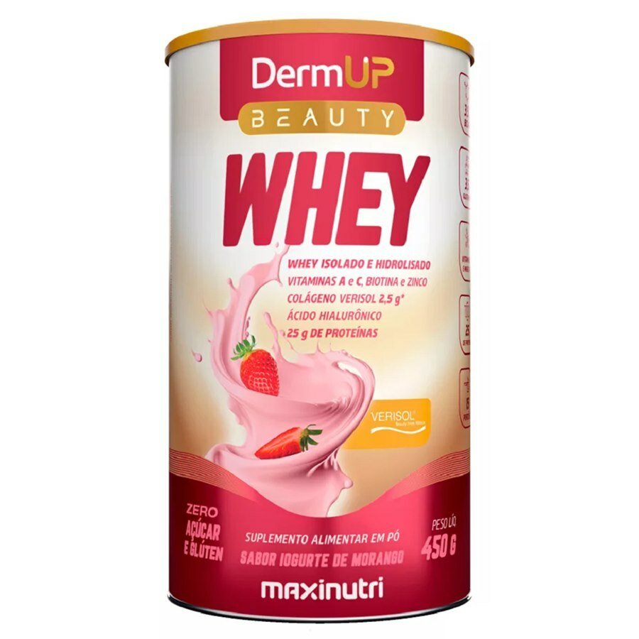 large-638799119358169836-829956.jpg Dermup Beauty Whey Iogurte De Morango 450g - Imagem 1
