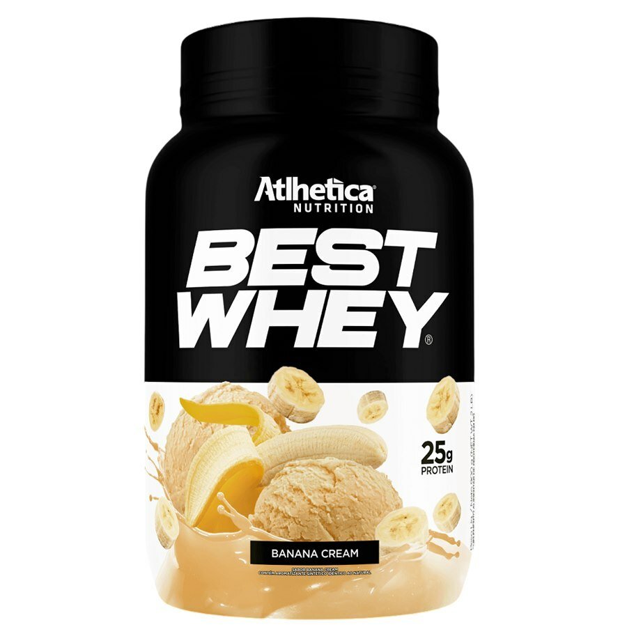 large-638863656644170326-830520_2.jpg Protein Best Whey Sabor Banana Cream Pote Atlhetica 900g - Imagem 1