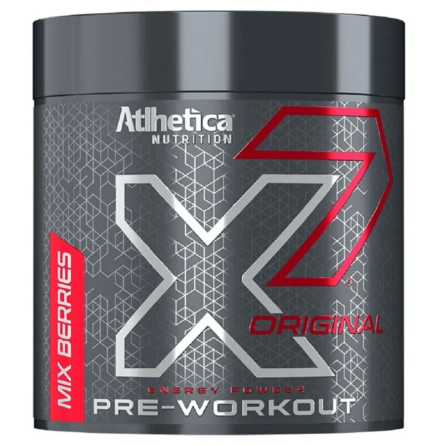 large-638863735753554772-830506_2.jpg X7 Original Pré-Workout Sabor Mix Berries Atlhetica 300g - Imagem 1