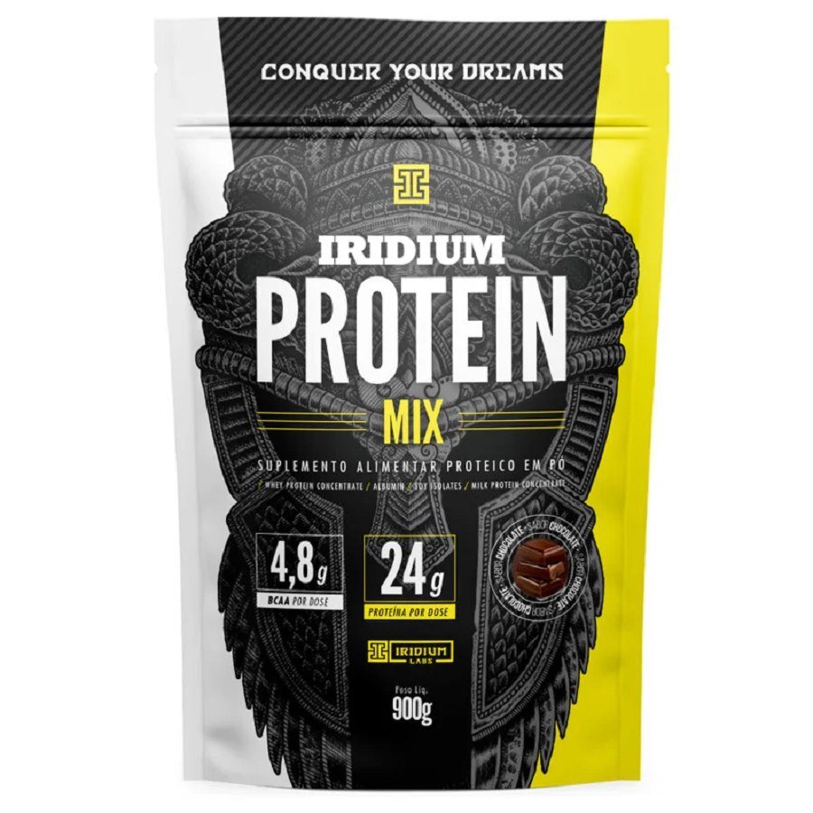 Whey Protein Mix Pouch Sabor Chocolate Iridium Labs 900g