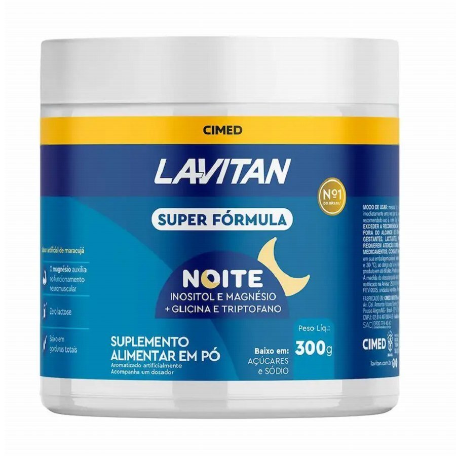 large-638937087148035806-831147.jpg Lavitan Super Fórmula Noite Maracujá 300g - Imagem 1
