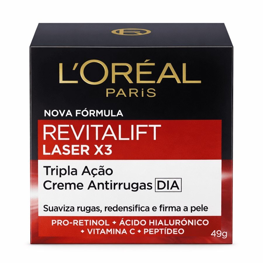 Creme Facial Tratamento Antirrugas L'Oréal Paris Revitalift Lalser X3 50ml