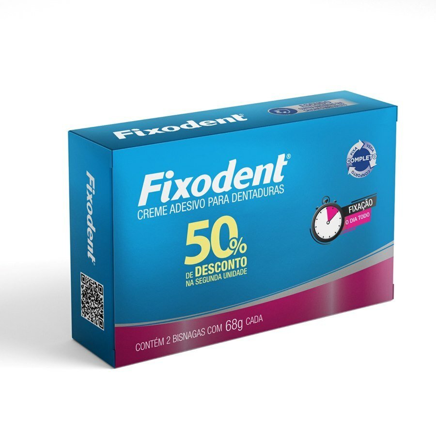 large-639118570371560052-809938_3.jpg Pack Fixador Fixodent Original 68g 50% De Desconto Na Segunda Unidade - Imagem 1