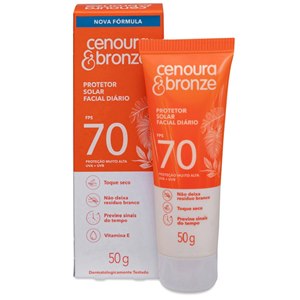 small-638959787217932737-831518_6 Protetor Solar Facial Diário Cenoura & Bronze Fps 70 50G - Imagem 1
