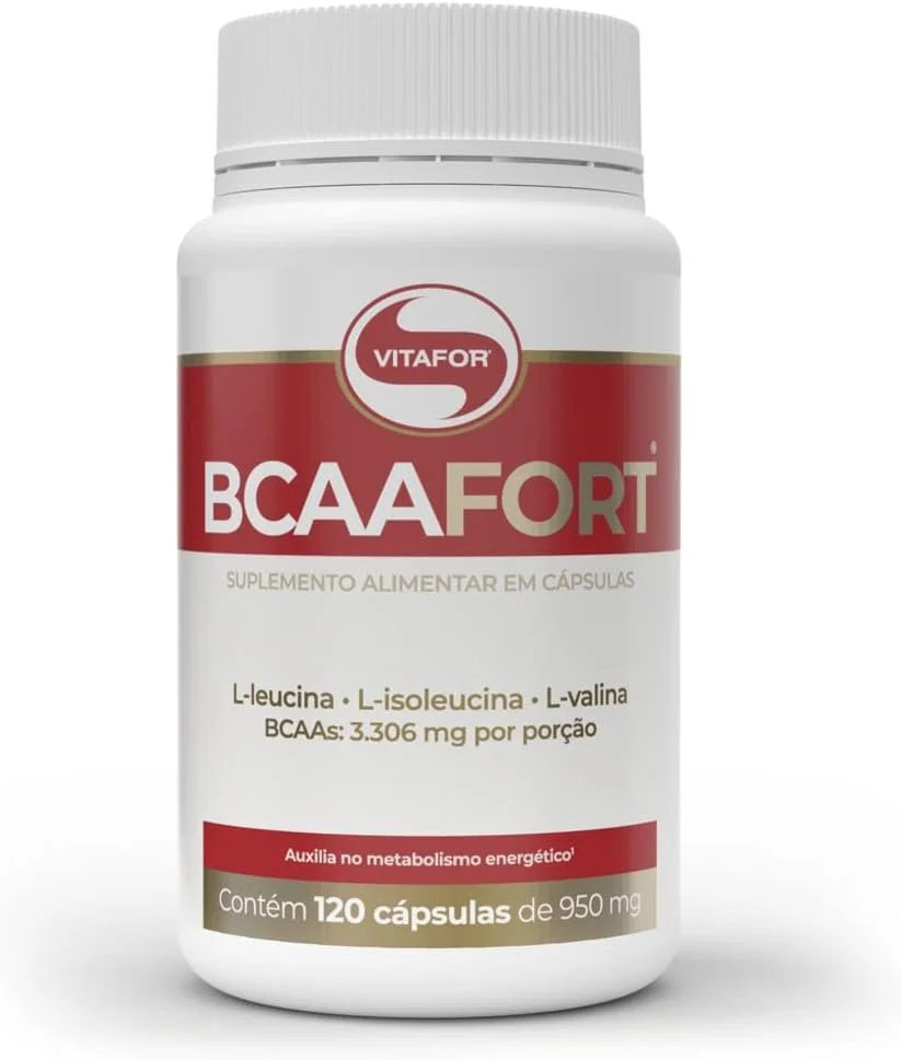uaycbuyabcuya.webp Vitafor – BCAA Fort – 120 Cápsulas - Imagem 1